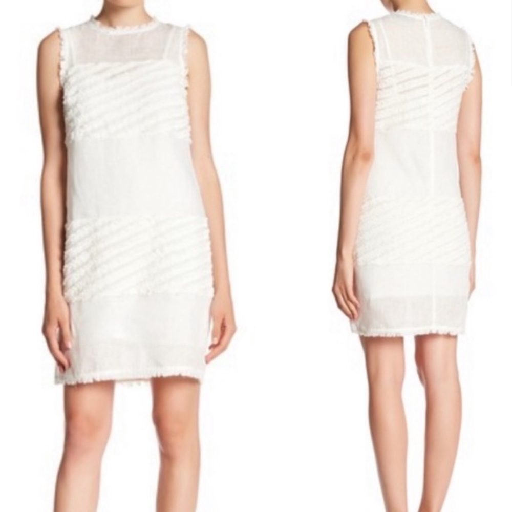 ABS by Allen Schwartz Mixed Media Shift Dress Sz M